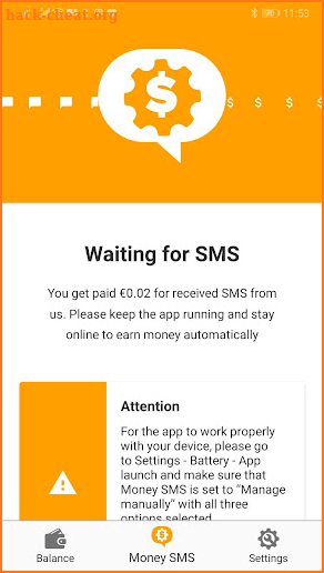 Money SMS DEMO | Make Money Online screenshot