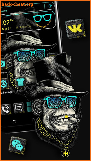 Monkey Swag Launcher Theme screenshot