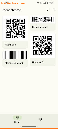 Monochrome - QR & Barcode Box screenshot