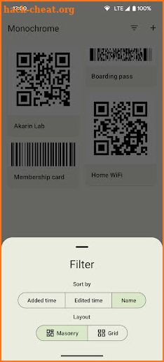 Monochrome - QR & Barcode Box screenshot