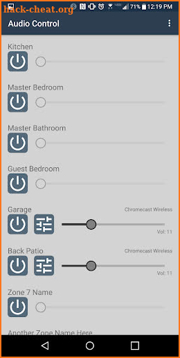 Monoprice Whole Home Audio Control screenshot