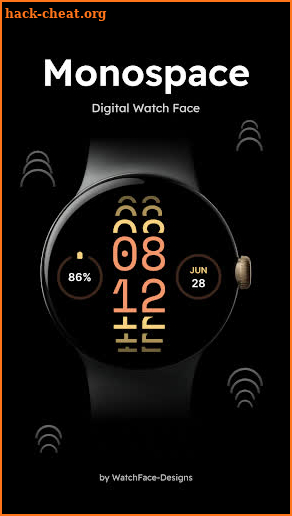 Monospace - Digital Watch Face screenshot