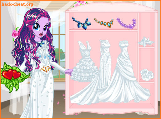 Monster Bride Dress Up Game for girls screenshot