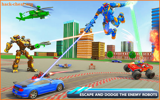 Monster Crane robot Car – Excavator robot game screenshot