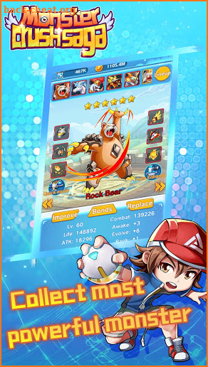 Monster Crush Saga screenshot