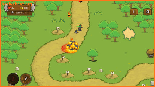 Monster defense screenshot