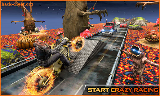 Monster Ghost Ride Highway Bike Dead Rider Stunt screenshot