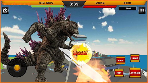 Monster Godzila : Hit And Smash City Attack screenshot