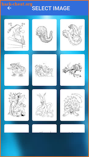 Monster godzilla coloring book screenshot