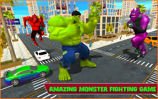 Monster hero Incredible Fight in the city 2021 screenshot