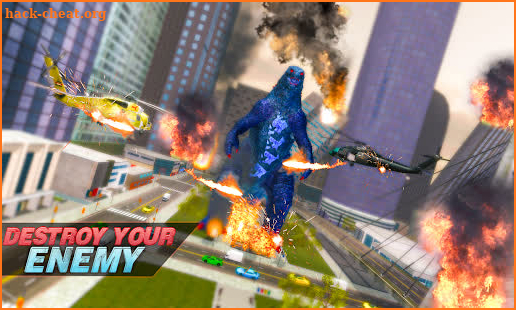 Monster Kaiju Godzilla vs Kong City Destruction 3D screenshot