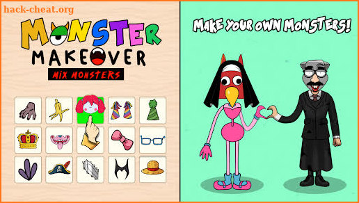 Monster Makeover, Mix Monsters screenshot