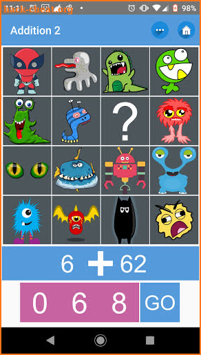 Monster Math screenshot