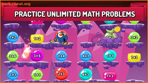 Monster Math Duel: Fun arithmetic math fight games screenshot