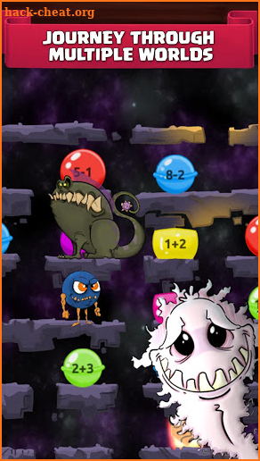 Monster Math - Math facts learning app for kids screenshot