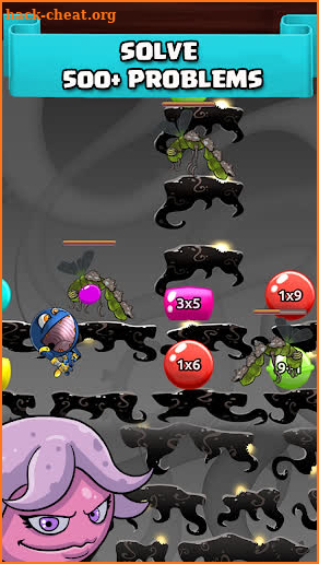 Monster Math: Math Facts Practice Game for kids screenshot