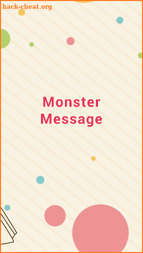 Monster Message screenshot