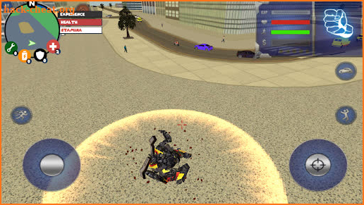 Monster Police Truck Robot Game screenshot