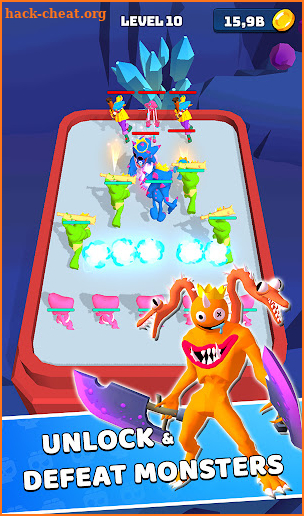 Monster Rampage: Merge Rainbow screenshot