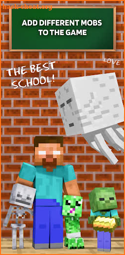 Monster School Mods Maps Skins for Minecraft screenshot