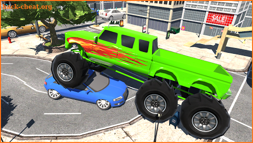 Monster Truck - Car destruction screenshot