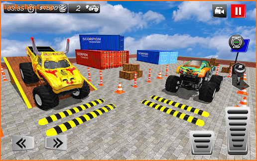 Monster Truck Car Parking Game screenshot