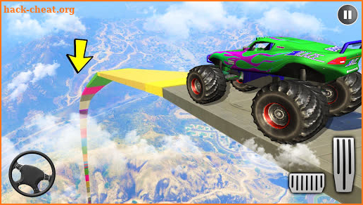 Monster Truck Car Stunts 3d Mega Ramp Driving Game screenshot