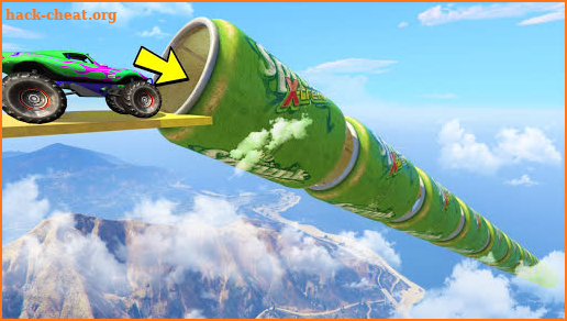 Monster Truck Car Stunts 3d Mega Ramp Driving Game screenshot