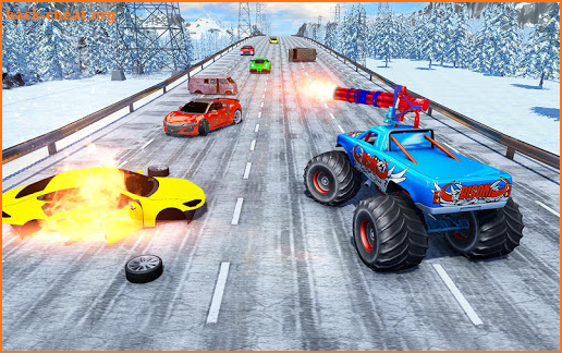 Monster Truck Highway Shooting screenshot