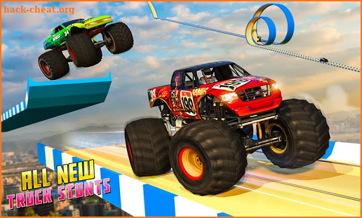 Monster Truck Mega Ramp Stunts Extreme Stunt Games screenshot