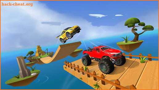 Monster Truck Mountain Car Stunt Games screenshot