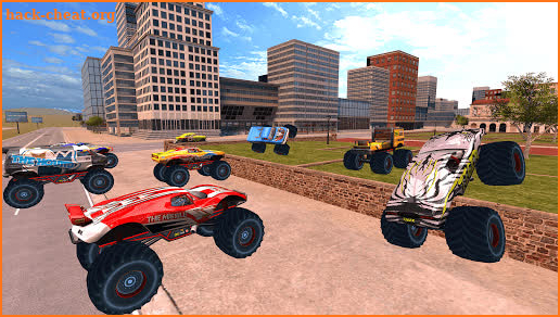 Monster Truck Police Chase in City Stunt Ramps screenshot