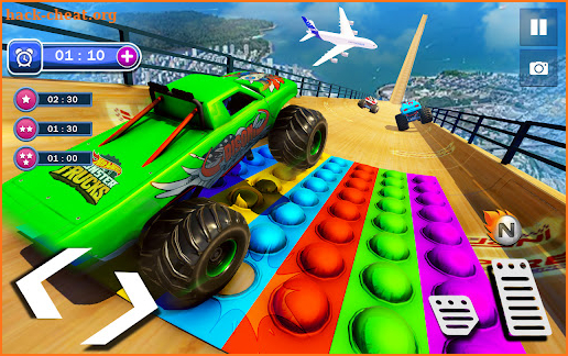 Monster Truck Popit Stunts 3D screenshot