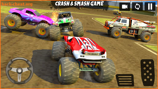 Monster Truck Racing: Demolition Derby Games 2021 screenshot