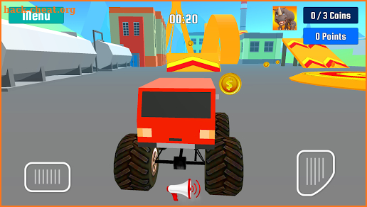 Monster Truck Stunt Speed Race by Kaufcom screenshot