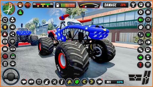 Monster Truck Stunts Racing 3D screenshot