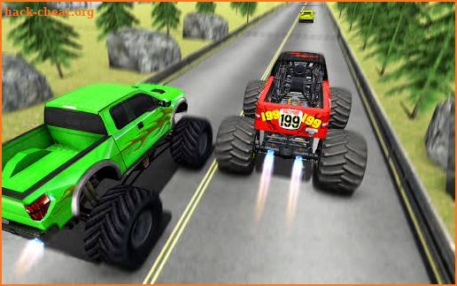 Monster Truck Traffic Destruction Racing Games screenshot