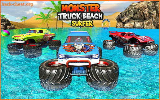 Monster Truck Water Surfing: Truck Racing Games screenshot