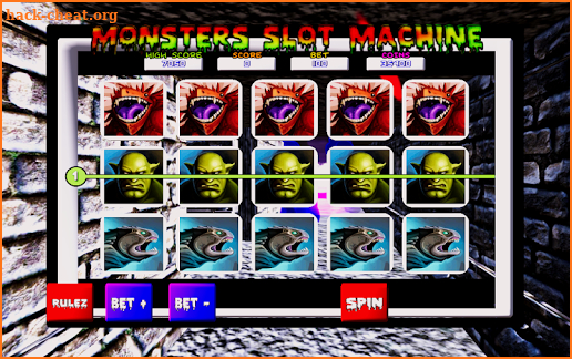 Monsters Slot Machine screenshot