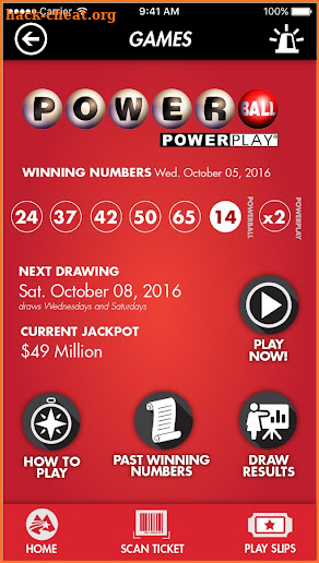 Montana Lottery Official App screenshot