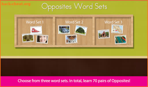 Montessori Language- Opposites screenshot