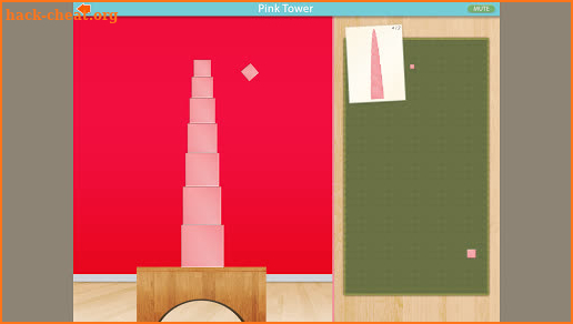 Montessori Pink Tower - Pre-Math Exercises screenshot