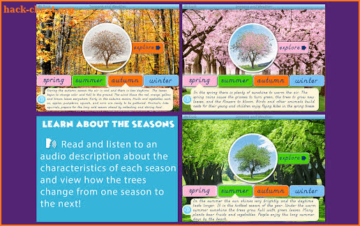 Montessori Seasons and Weather screenshot