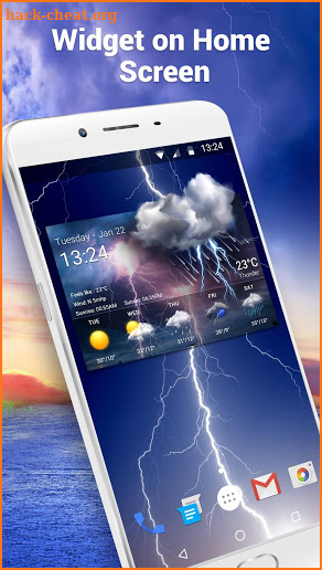 monthly weather&precipitation screenshot