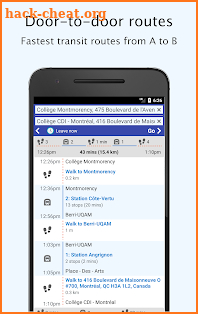 Montreal Transit - Offline STM departures & plans screenshot