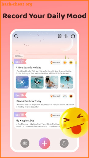 Mood Diary - Diary With Lock screenshot