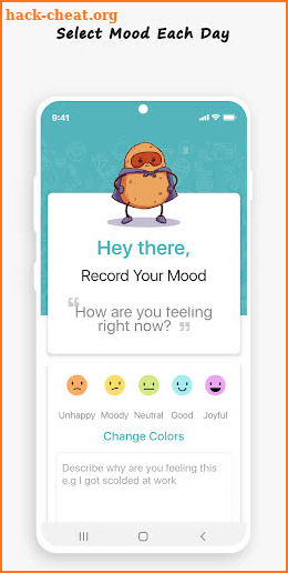 Mood Potatoes - Mood Tracker | Mental Health Diary screenshot