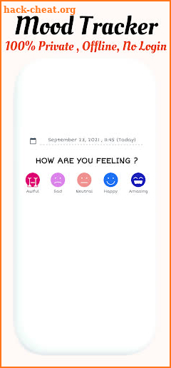 Mood Tracker Journal -MoodJour screenshot
