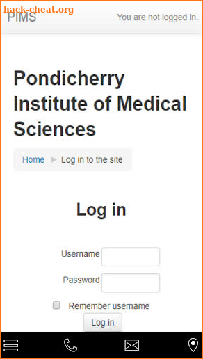 MOODLE PIMS screenshot