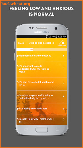 MoodMission - Cope with Stress, Moods & Anxiety screenshot